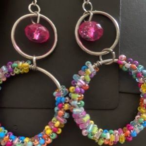 Super fun beaded earrings!
